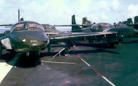 File:Ex-VNAF A-37s on deck of USS Midway.jpg