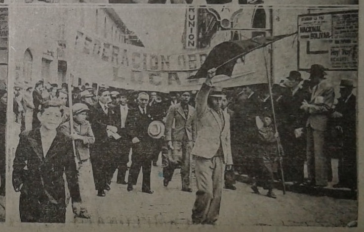 Archivo:Manifestación de la FOL, 1 de mayo de 1941.jpg