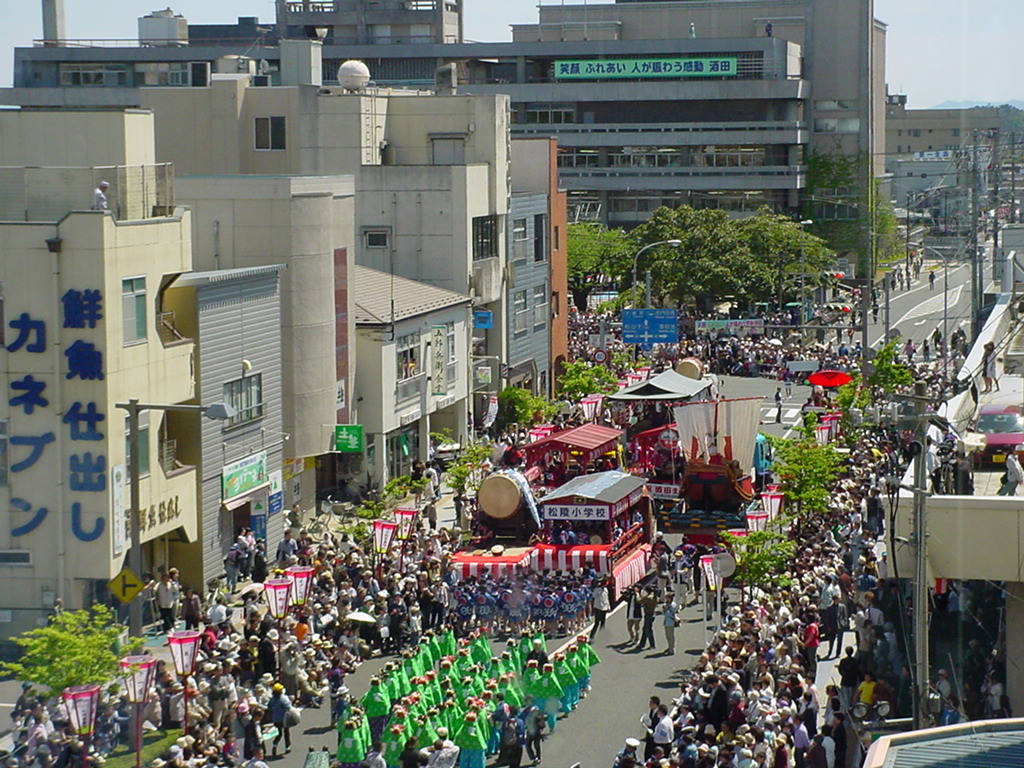 Sakata Festival, held annually in May