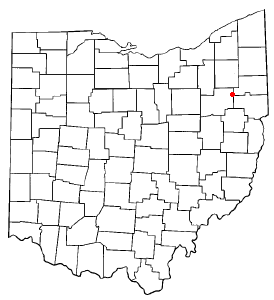 Location of Alliance, Ohio