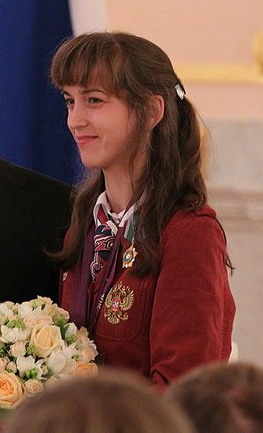 Sviridova meeting President Putin in 2012