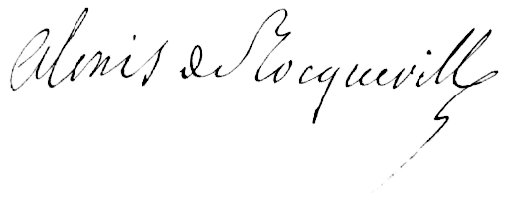 Archivo:Signature d’Alexis de Tocqueville.png