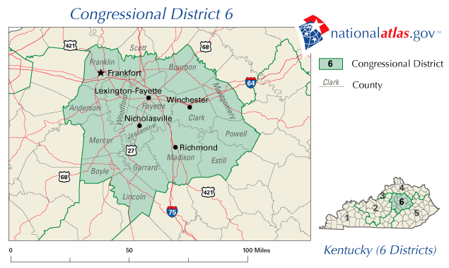 File:United States House of Representatives, Kentucky District 6 map.png