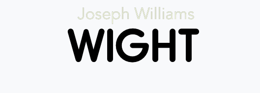 Archivo:JOSEPH WILLIAMS - Wight cover.jpg