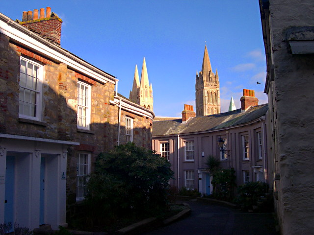 File:Cathedral Spires over Walsingham Place.jpg