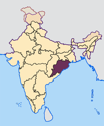 File:Odisha in India.png