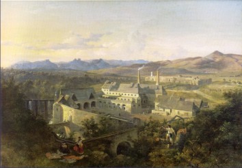 Archivo:Eugenio Landesio, Hacienda de San Miguel Regla, 1857.jpg