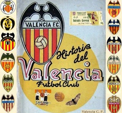 Portada del libro "Historia del Valencia CF"