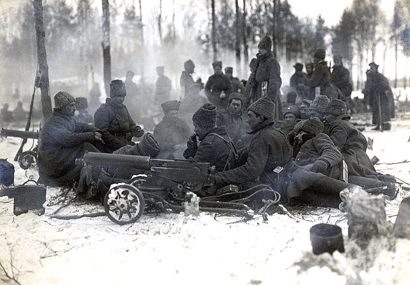 Файл:1. Daugavgrīvas LSP strēlnieki Ziemassvētku kaujās 1917.jpg