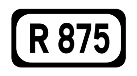 File:R875 Regional Route Shield Ireland.png