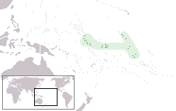 Localización de Kiribati