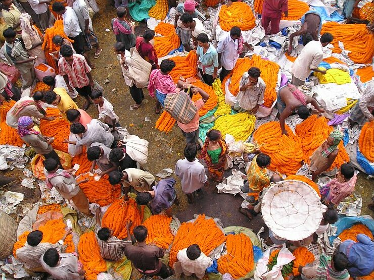 File:KolkataFlowermarket.jpg