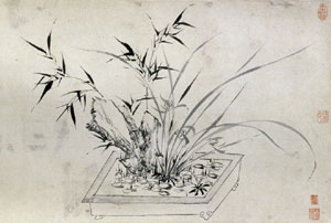 File:Orchid, Bamboo, Pine and Plum.jpg