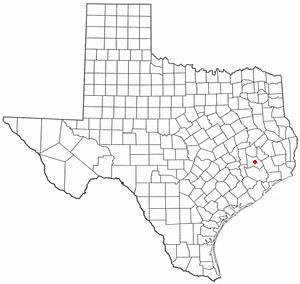 Location of Conroe, Texas