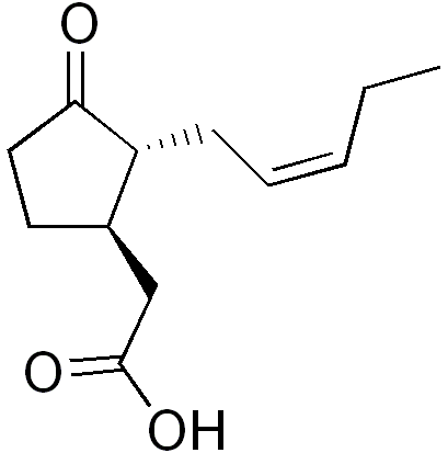 Archivo:Jasmonic acid structure.png