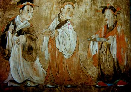 File:Dahuting tomb mural showing hanfu dress, Eastern Han Dynasty.jpg