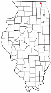 Location of Johnsburg, Illinois