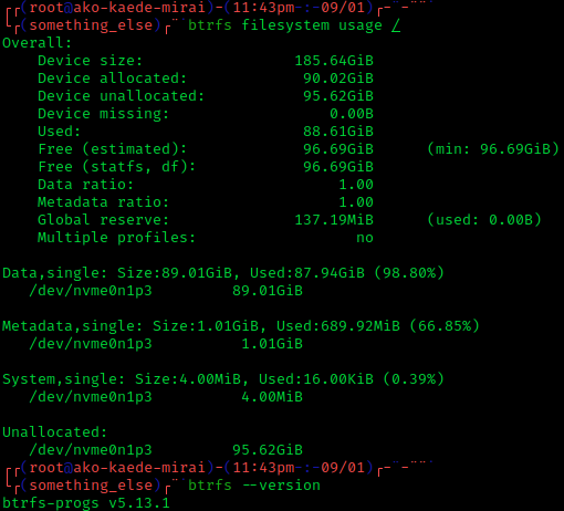 File:Btrfs filesystem usage screenshot.png