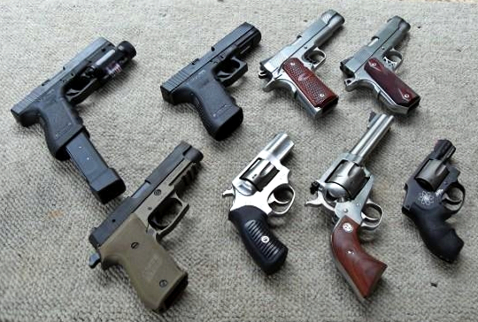 File:Handgun collection.JPG