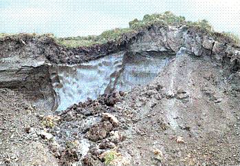 File:Permafrost - ice wedge.jpg