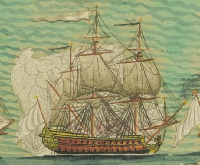 File:Vaisseau français le Temeraire de 74 canons en 1756.jpg