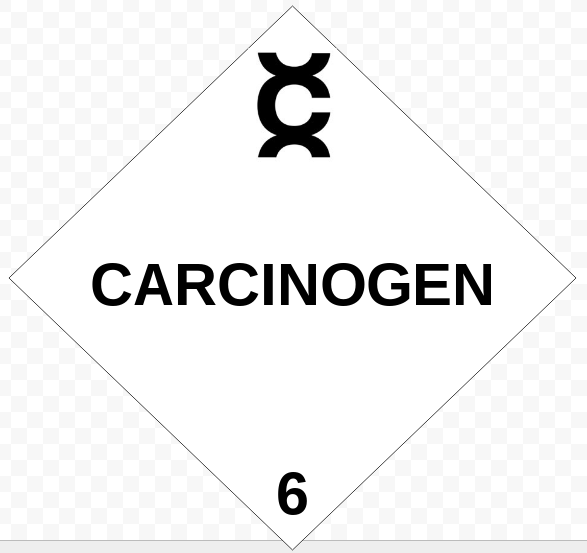 Archivo:Carcinogen placard.png