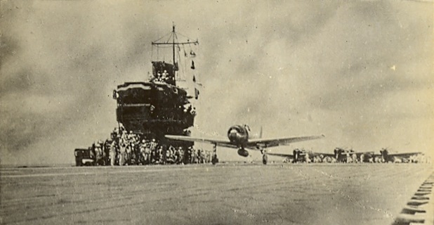 File:Zero launching from a Japanese carrier.jpg