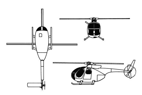 Файл:Hughes OH-6A Cayuse schema.png