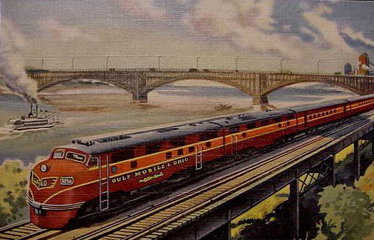 File:Gulf Mobile and Ohio streamliner circa 1940s.JPG