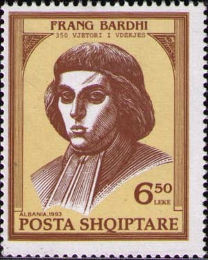 Файл:Frang Bardhi 1993 Albania stamp.jpg