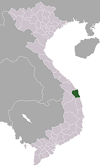 Location of Quảng Ngãi within Vietnam