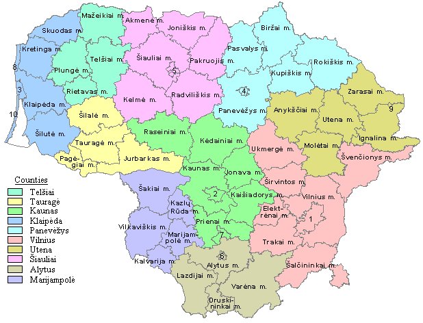 File:Municipalities in Lithuania.png