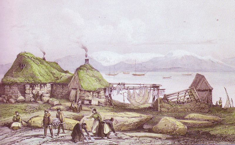 Файл:Sjómannsbýli í Reykjavík 1836.jpg