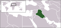 Location of Iraq