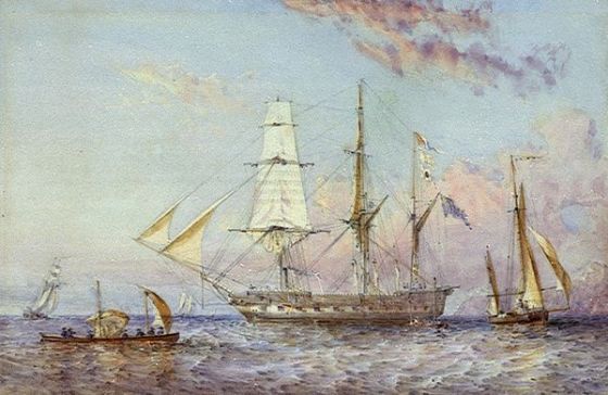 Archivo:HMS Rattlesnake (1822).jpg