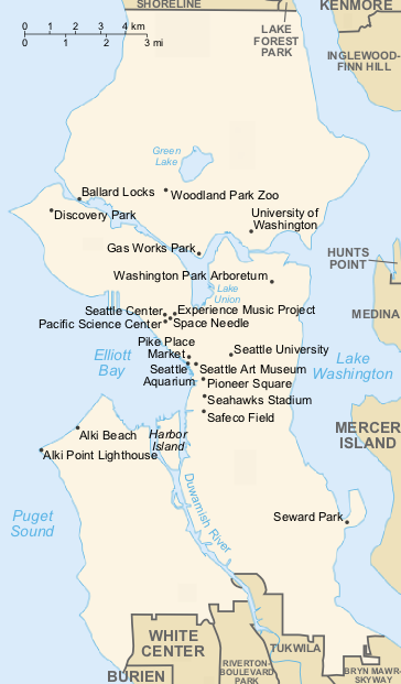 Map of Seattle