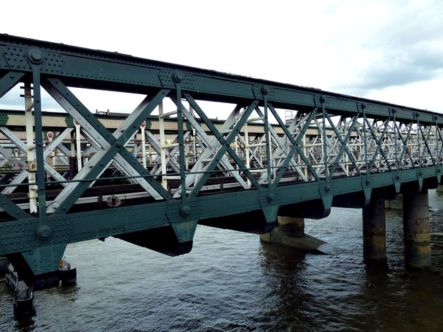 File:Hungerford Bridge from the footbridge.JPG