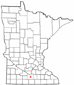 Location of Good Thunder, Minnesota