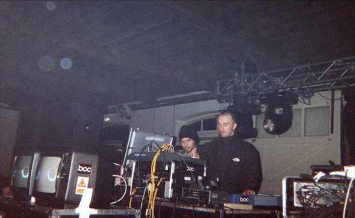 File:Boards of Canada Warp Lighthouse Party 1999.jpg