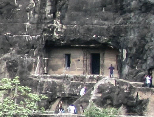 File:Ajanta Cave 15 exterior.jpg