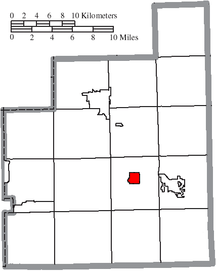 File:Map of Geauga County Ohio Highlighting Burton Village.png