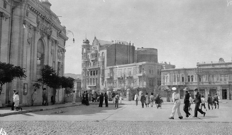 Файл:Neftchiler Avenue 1918-1920.jpg