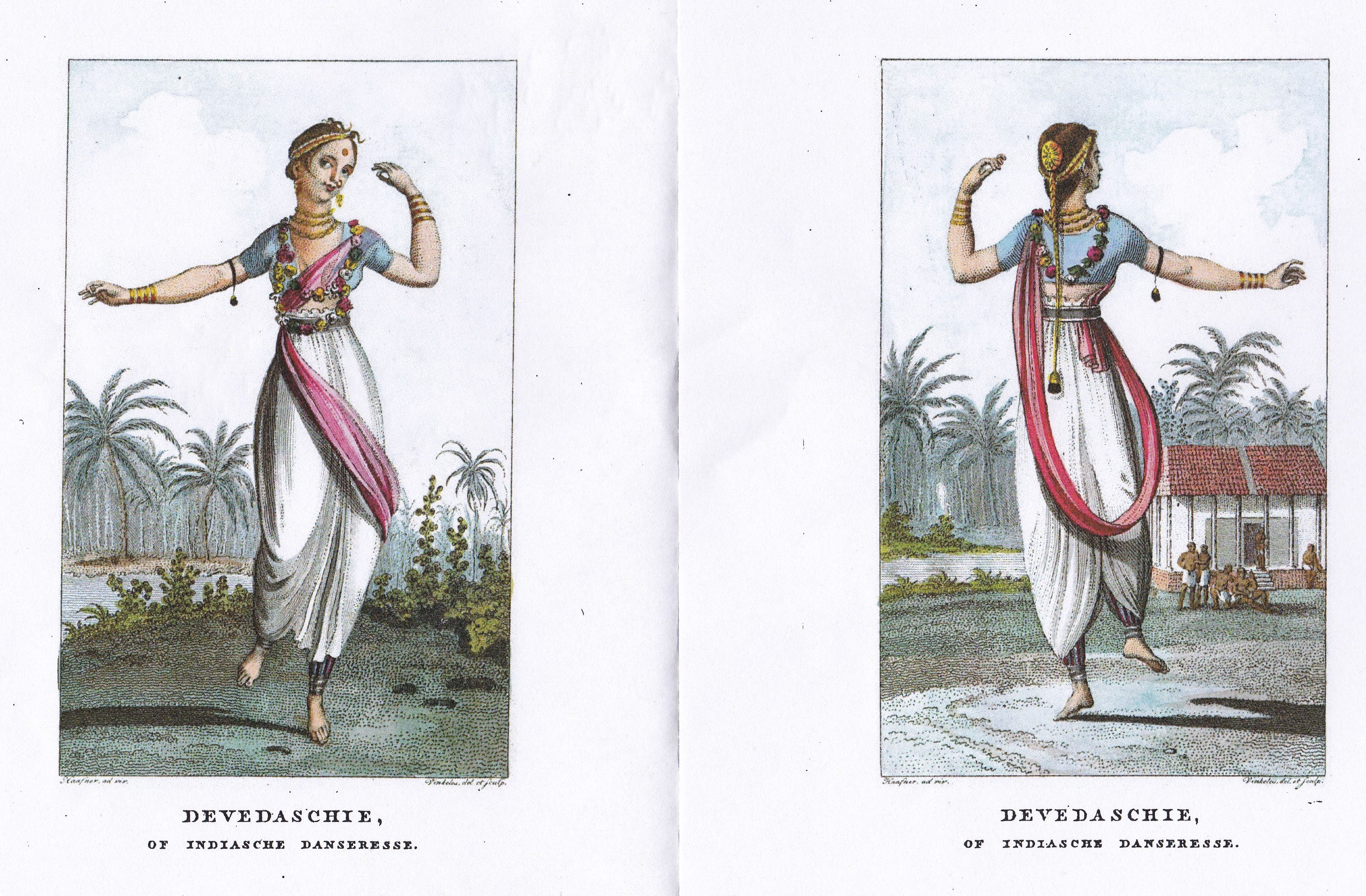 Haafner's drawings of a temple dancer