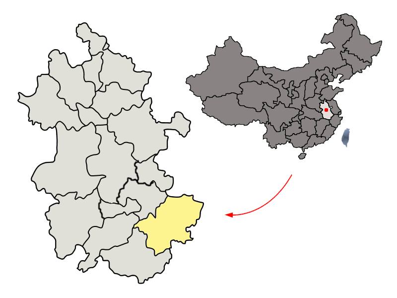 File:Location of Xuancheng Prefecture within Anhui (China).png