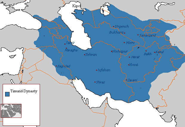 Файл:Timurid Dynasty 821 - 873 (AH).png