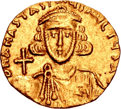 Archivo:Tremissis of Anastasius II.png