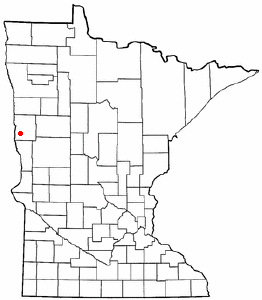 Location of Sabin, Minnesota