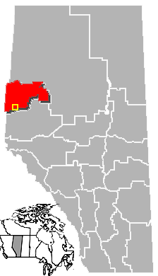 Location of Beaverlodge