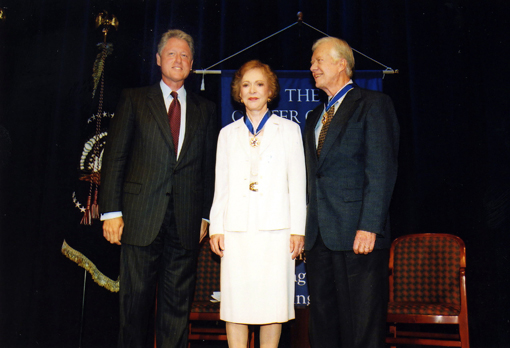 File:Jimmy and Rosalynn Carter receive Presidential Medal of Freedom.jpg