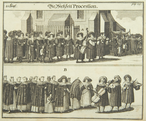 File:Wedding procession, 1724, from Juedisches Ceremoniel.jpg